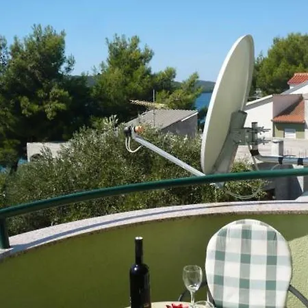 In Zaboric With Sea View, Balcony, Air Conditioning, Wifi 5177-1