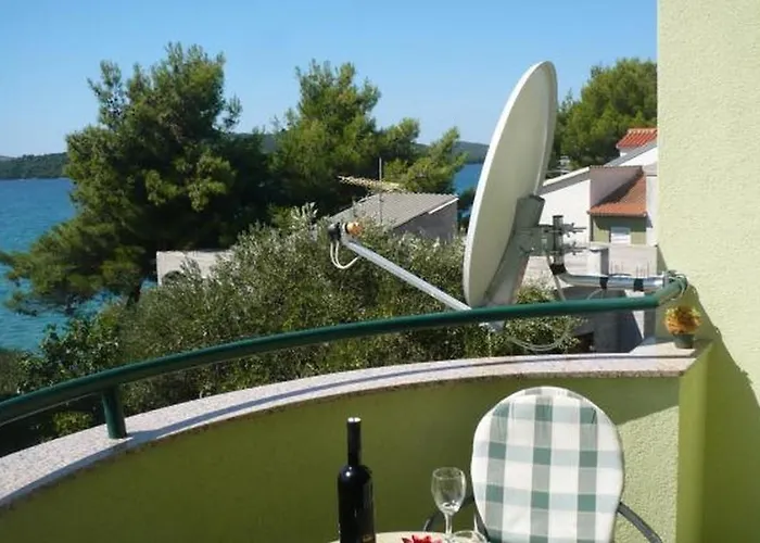 In Zaboric With Sea View, Balcony, Air Conditioning, Wifi 5177-1