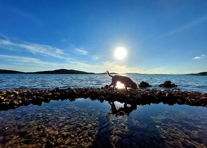 In Zaboric With Sea View, Balcony, Air Conditioning, Wifi 5177-1 דירה *