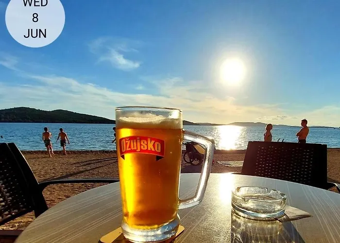 In Zaboric With Sea View, Balcony, Air Conditioning, Wifi 5177-1 Apartment