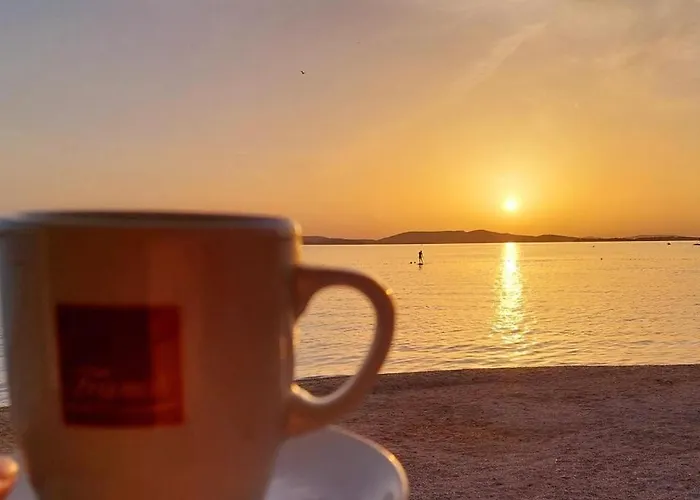 Apartment In Zaboric With Sea View, Balcony, Air Conditioning, Wifi 5177-1 *